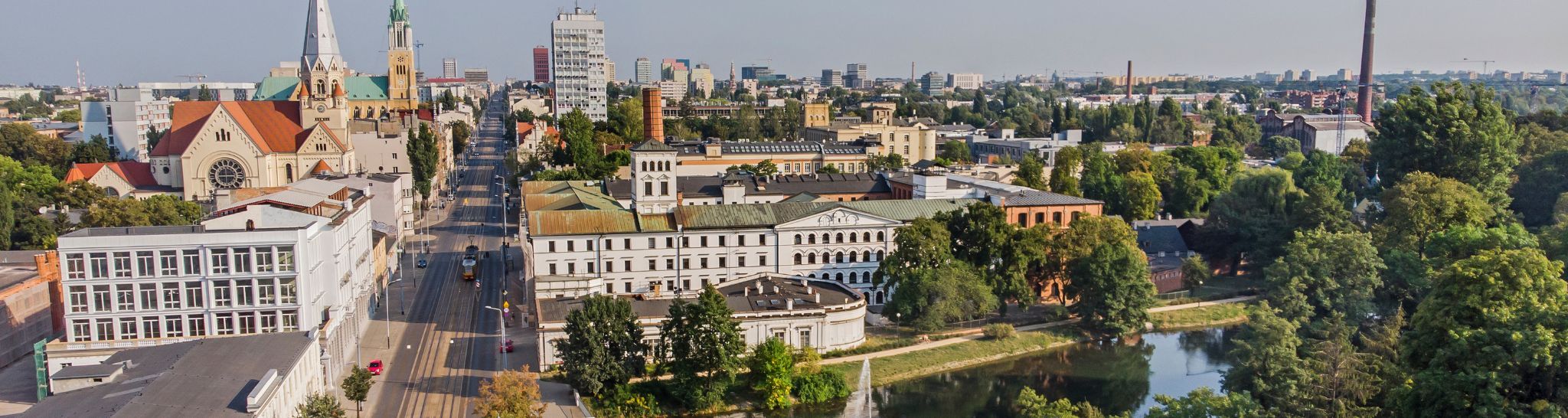 photo: panorama of Łódź