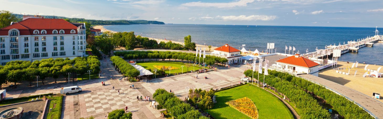 View of Sopot from above