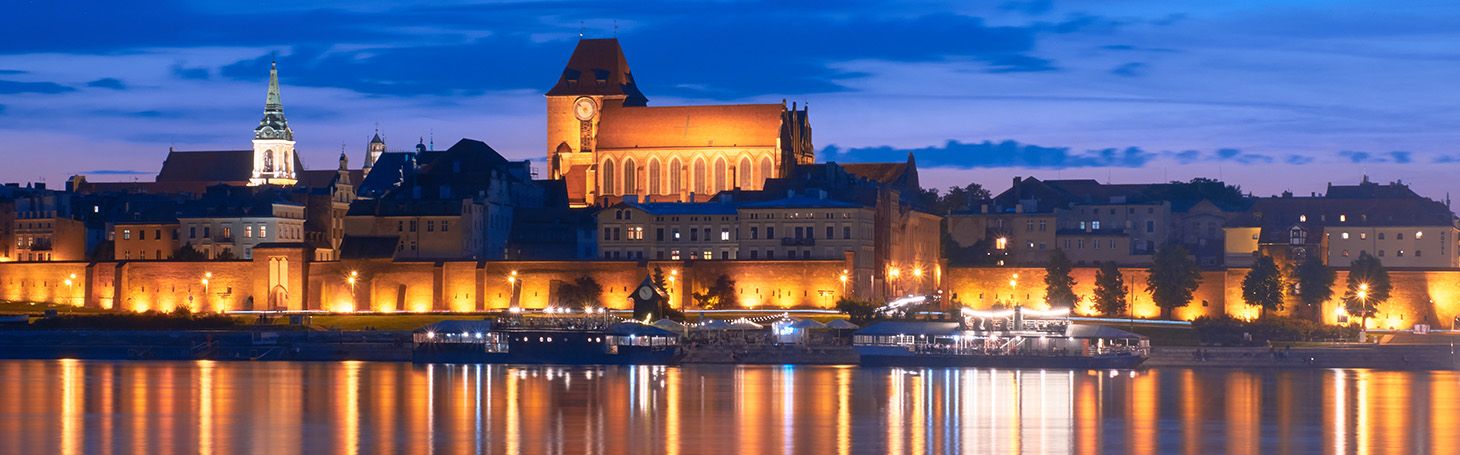 panorama of Toruń