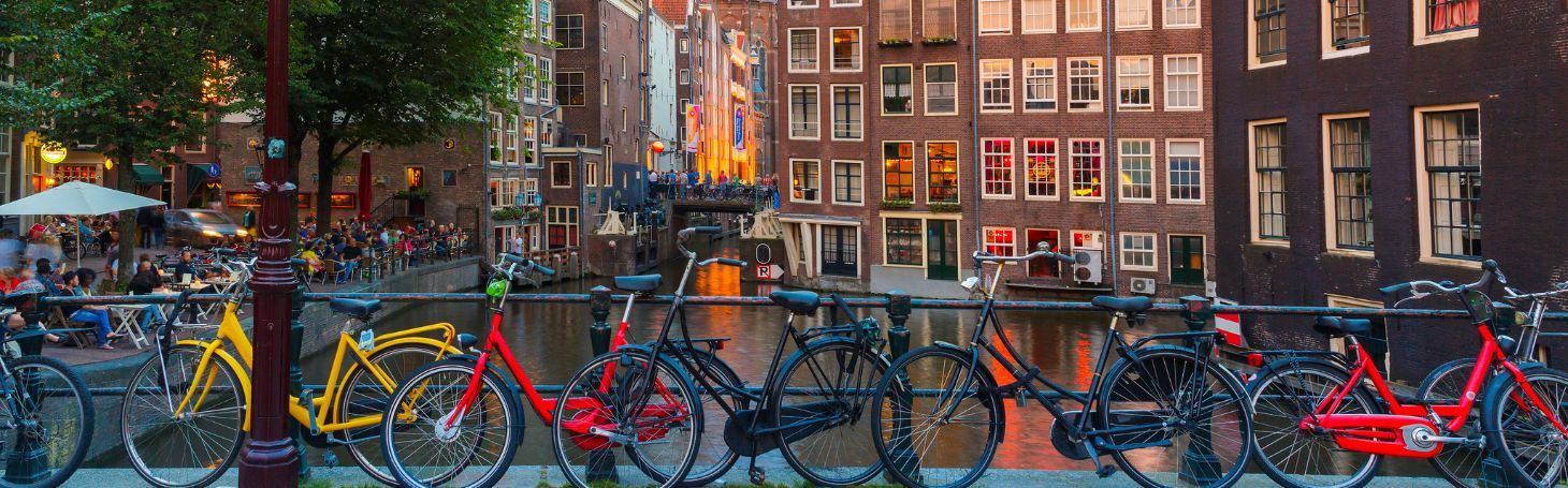 Bicycles on the bridge