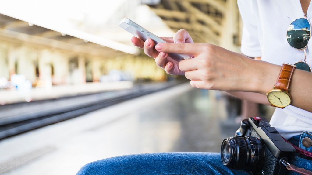 How do you get to Jurata from other regions outside the summer season? Person looking at their phone